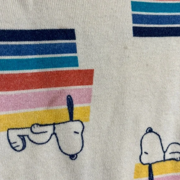 Hanna Andersson Peanuts Snoopy Organic Cotton Pajama Set - Picture 3 of 8
